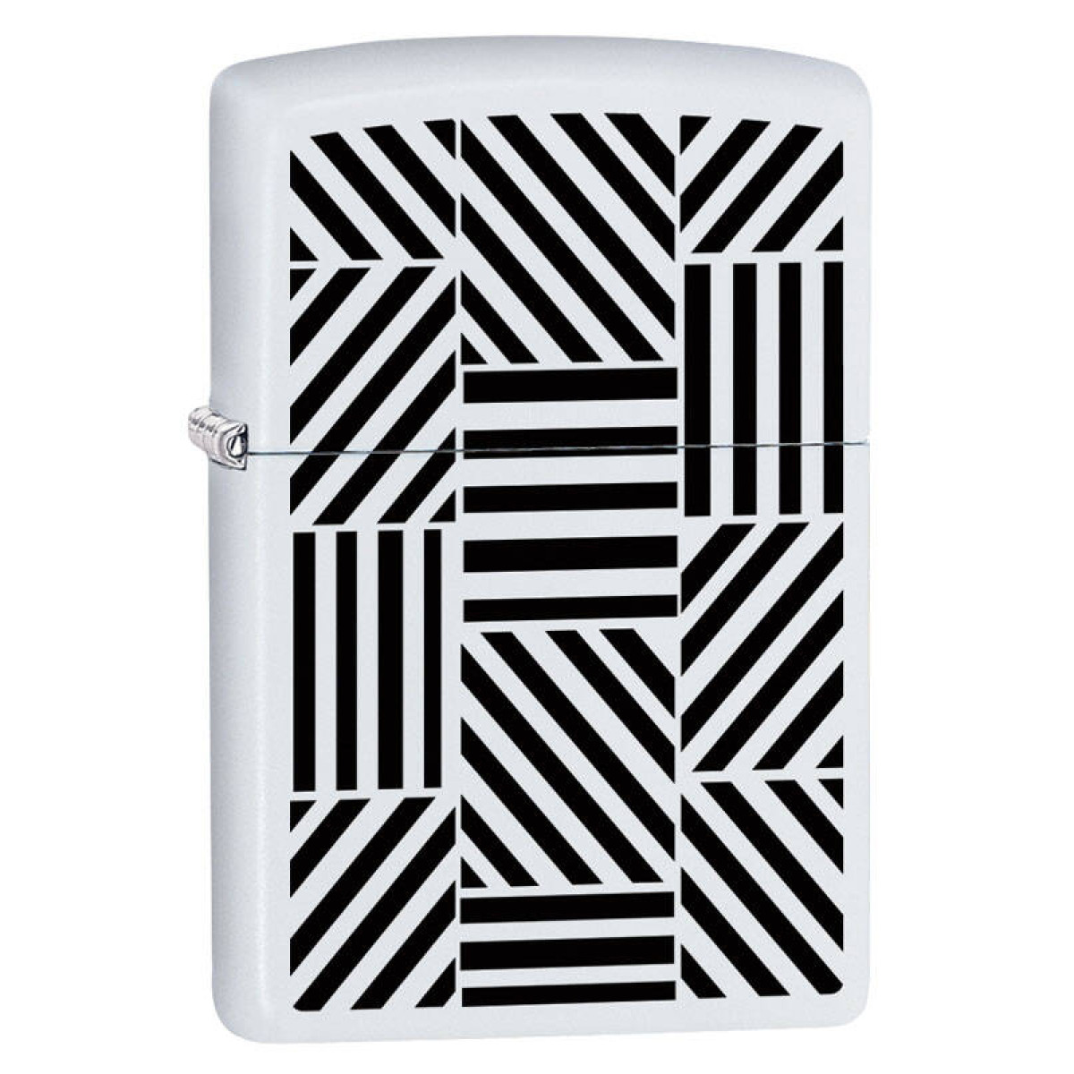 Зажигалка ZIPPO 214 Abstract White Matte 1