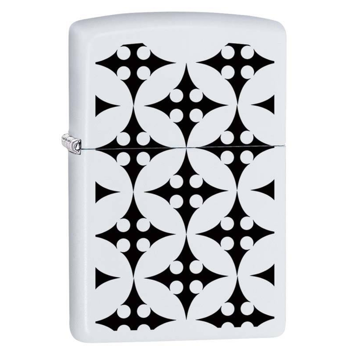 Зажигалка ZIPPO 214 Throwing Stars White Matte 1