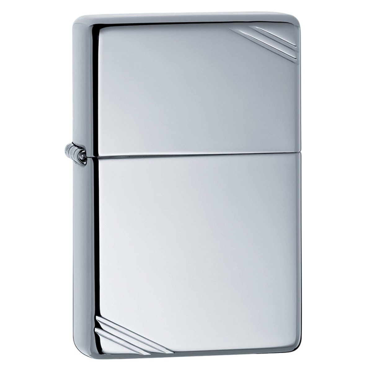 Зажигалка Zippo 260 High Polish Chrome + топливо и кремни в подарочной коробке 1
