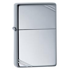 Зажигалка Zippo 260 High Polish Chrome + топливо и кремни в подарочной коробке