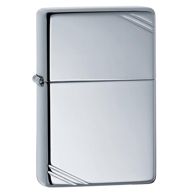 Зажигалка Zippo 260 High Polish Chrome + топливо и кремни в подарочной коробке 260-n