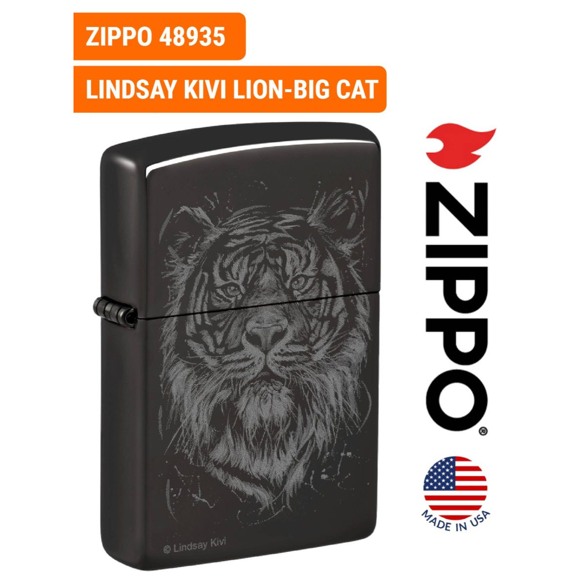 Зажигалка Zippo 48935 и фляга S.Quire 180 мл. Подарочный набор 8