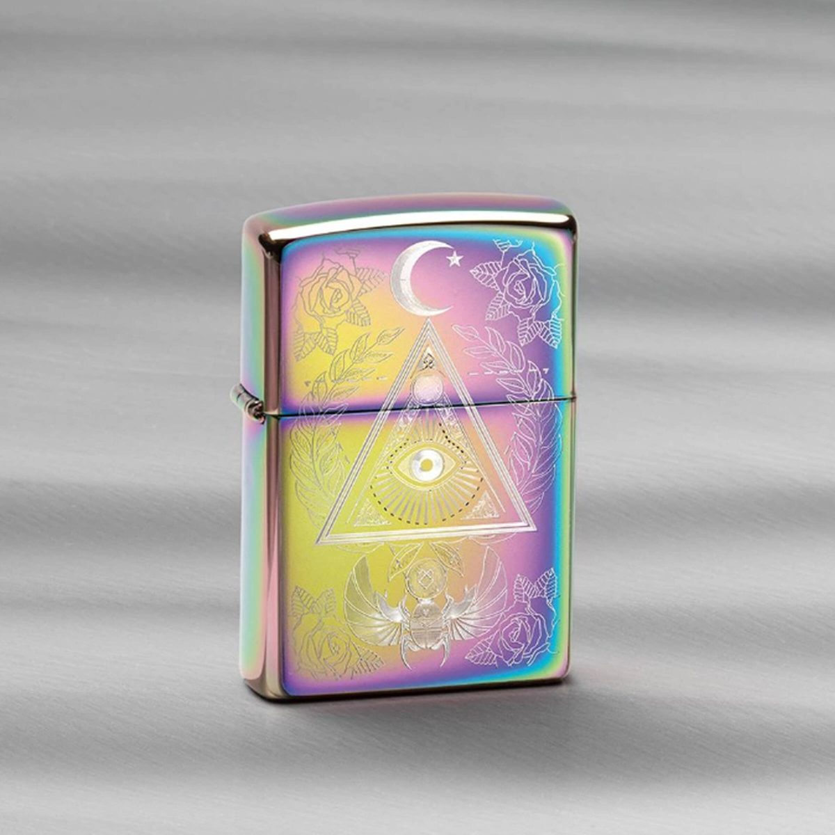 Зажигалка Zippo 49061 Classic Multi Color + топливо и кремни в подарочной коробке 5