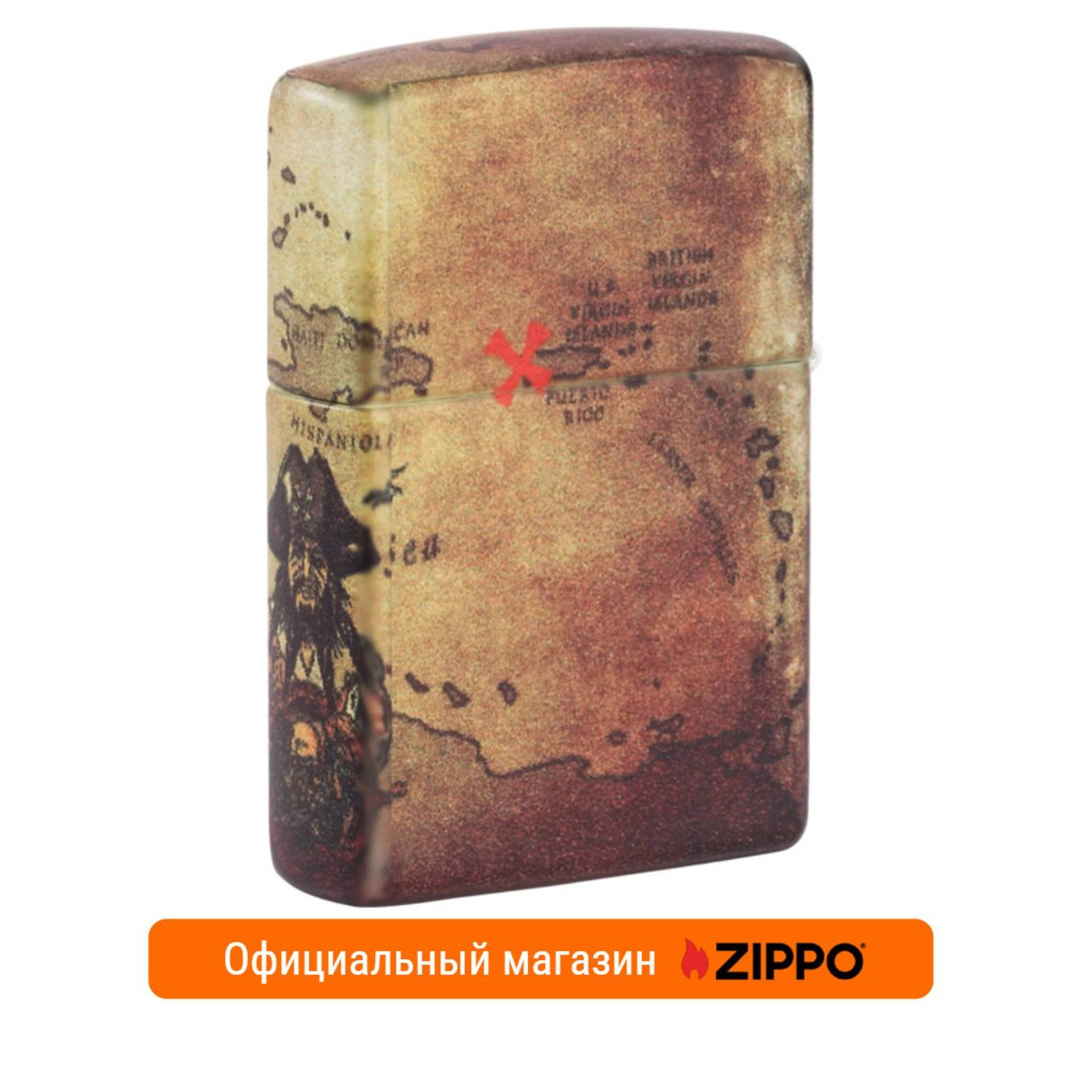 Зажигалка Zippo 49355 и фляга S.Quire 180 мл. Подарочный набор 12