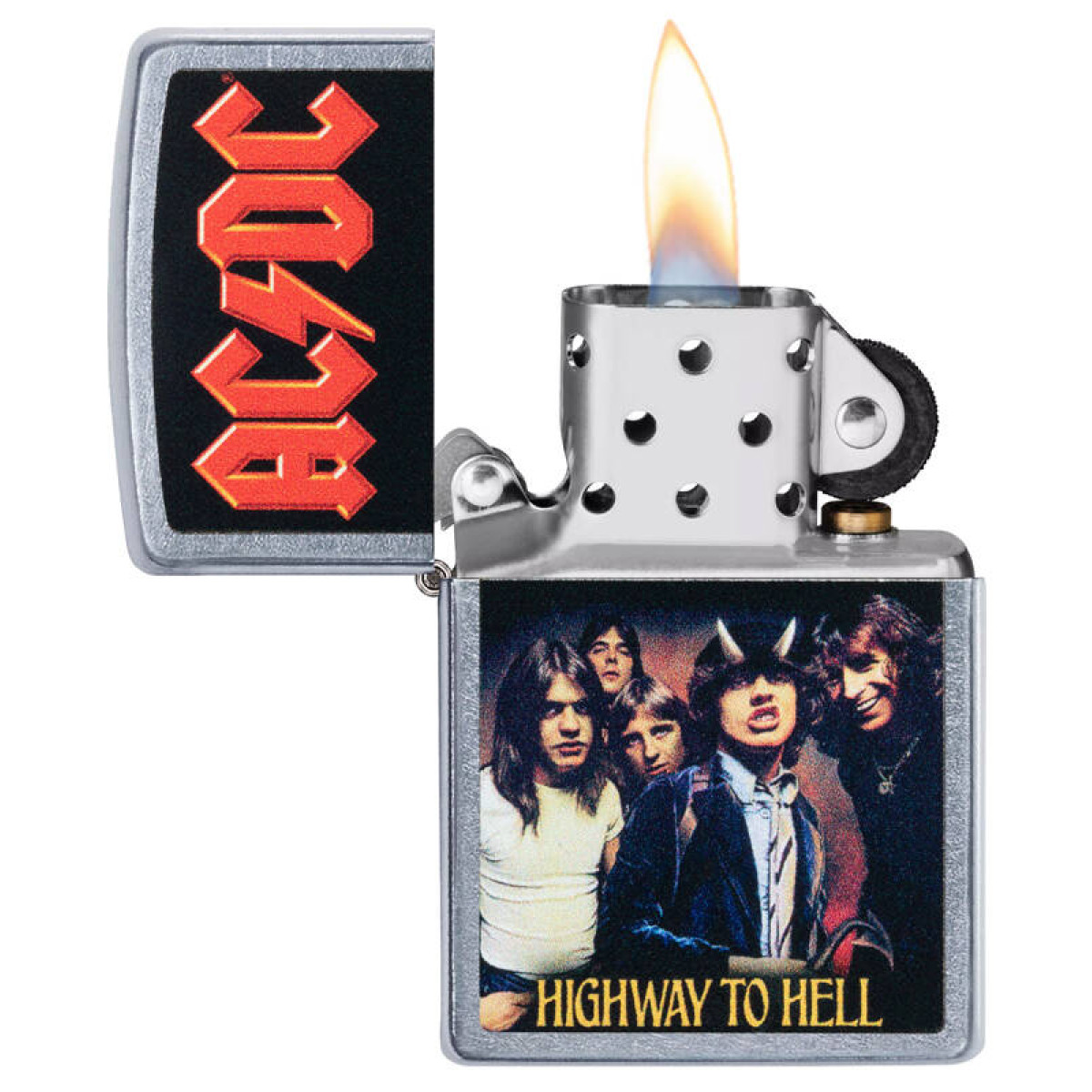 Зажигалка ZIPPO AC DC Street Chrome 49235 4