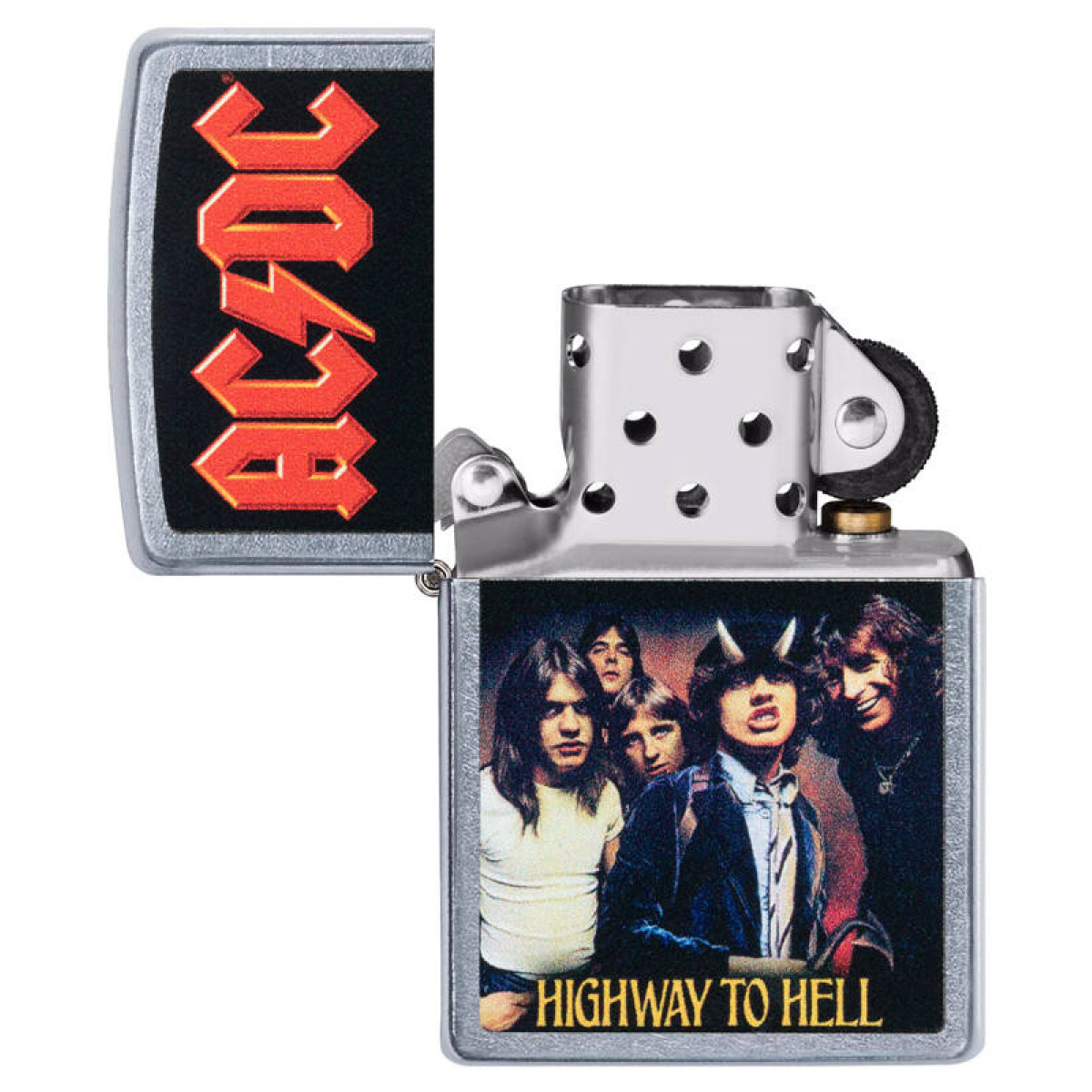 Зажигалка ZIPPO AC DC Street Chrome 49235 3