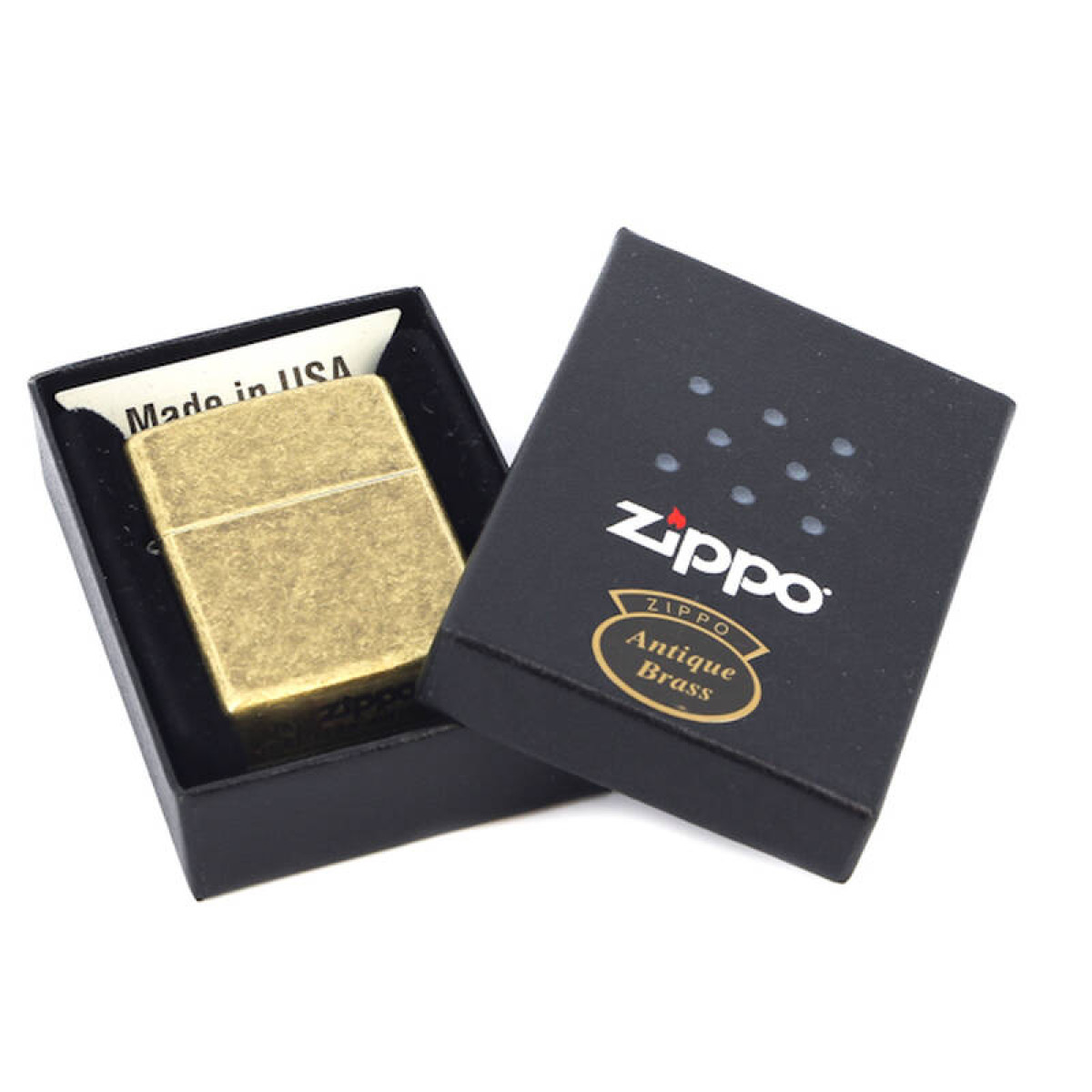 Зажигалка ZIPPO Anitque Brass 3