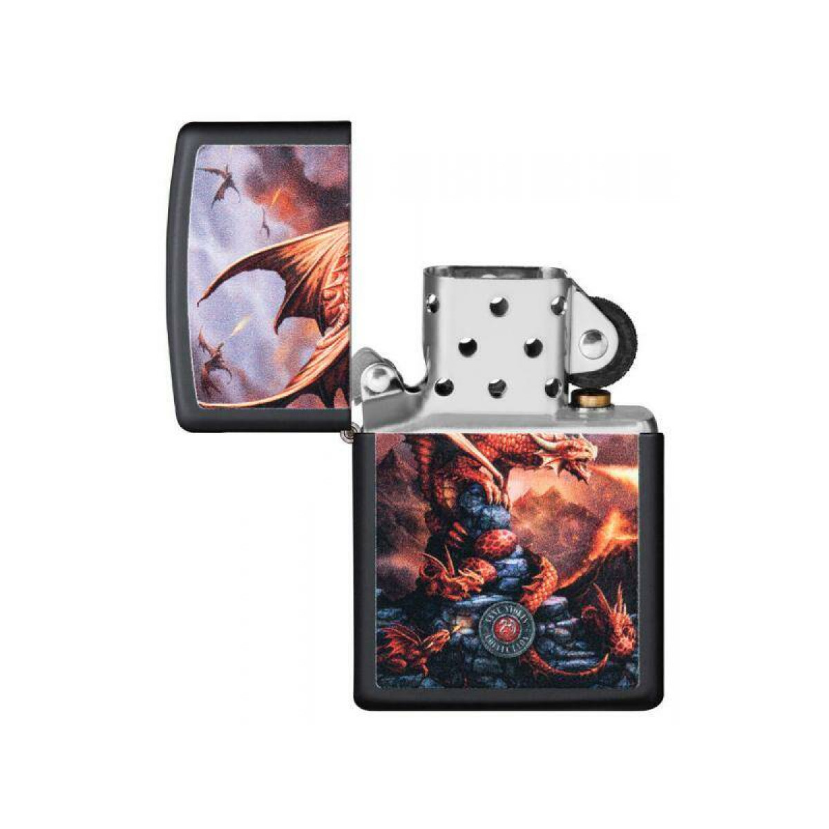 Зажигалка ZIPPO Anne Stokes 49097 в подарочной упаковке + топливо и кремни 5