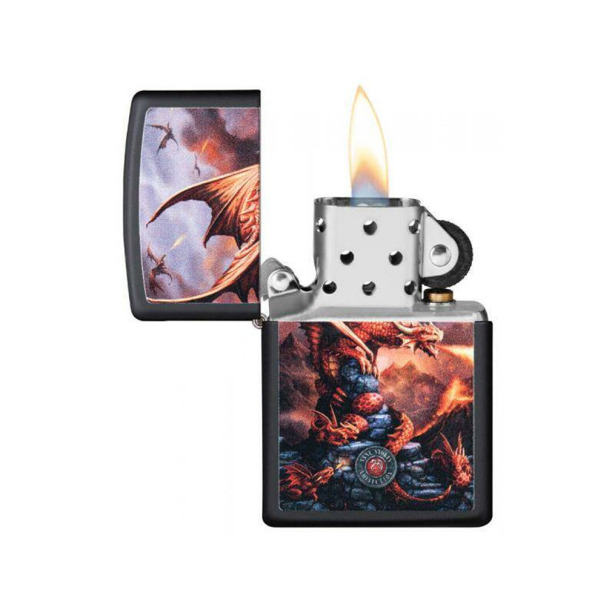 Зажигалка ZIPPO Anne Stokes 49097 в подарочной упаковке + топливо и кремни 6