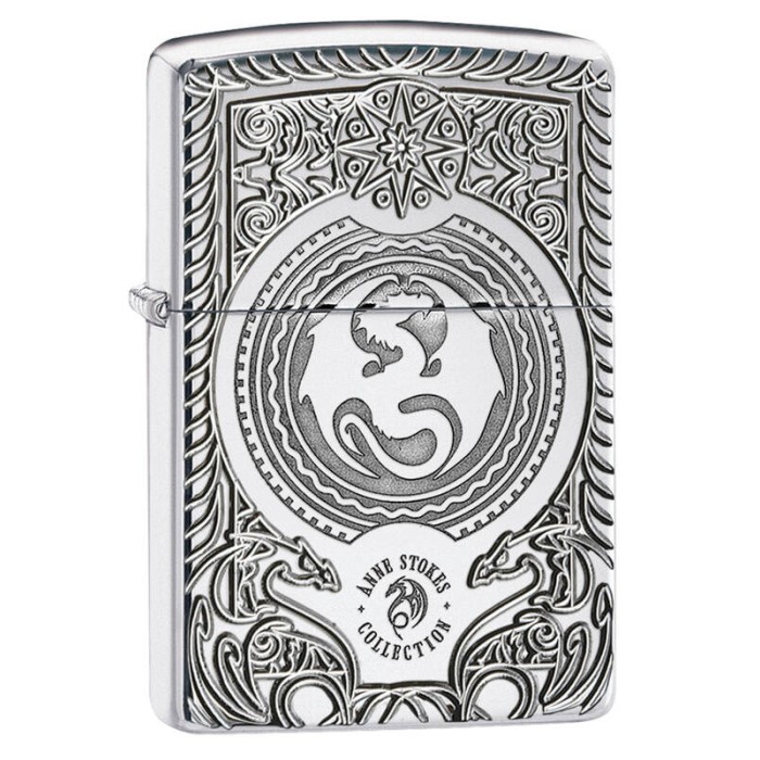Зажигалка ZIPPO Anne Stokes High Polish Chrome