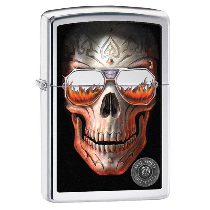 Зажигалка ZIPPO Anne Stokes High Polish Chrome
