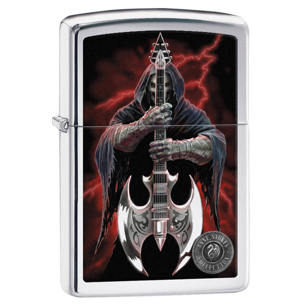 Зажигалка ZIPPO Anne Stokes High Polish Chrome 1