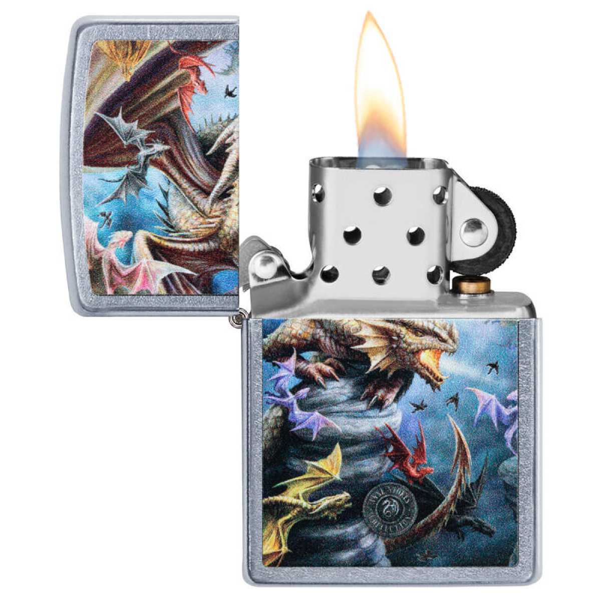 Зажигалка ZIPPO Anne Stokes Street Chrome 49104 4