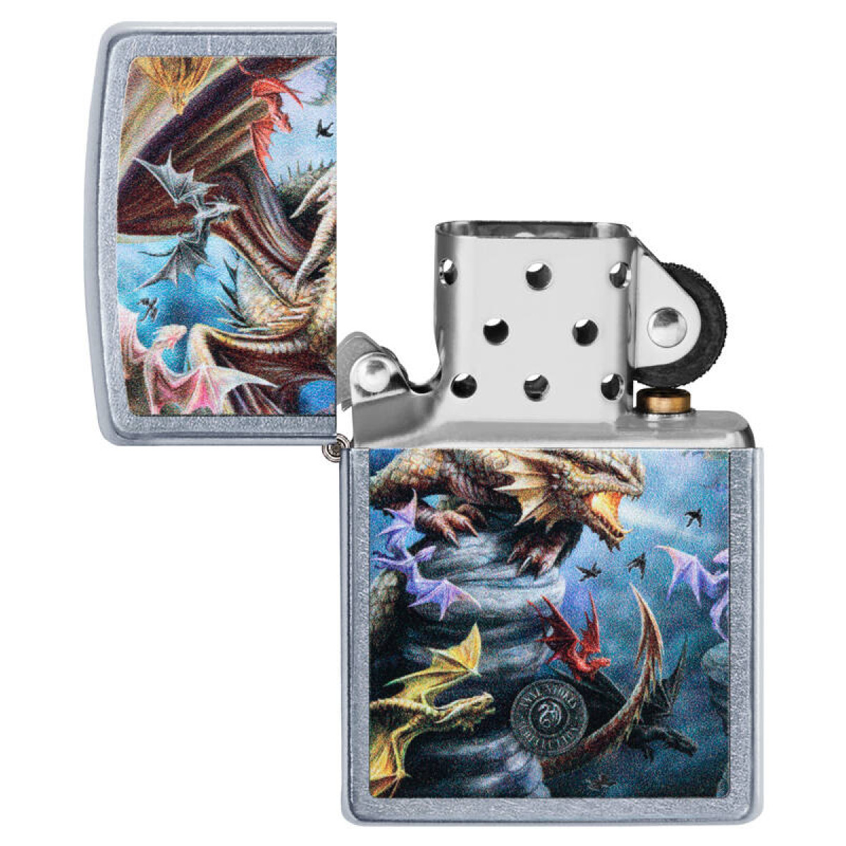 Зажигалка ZIPPO Anne Stokes Street Chrome 49104 3