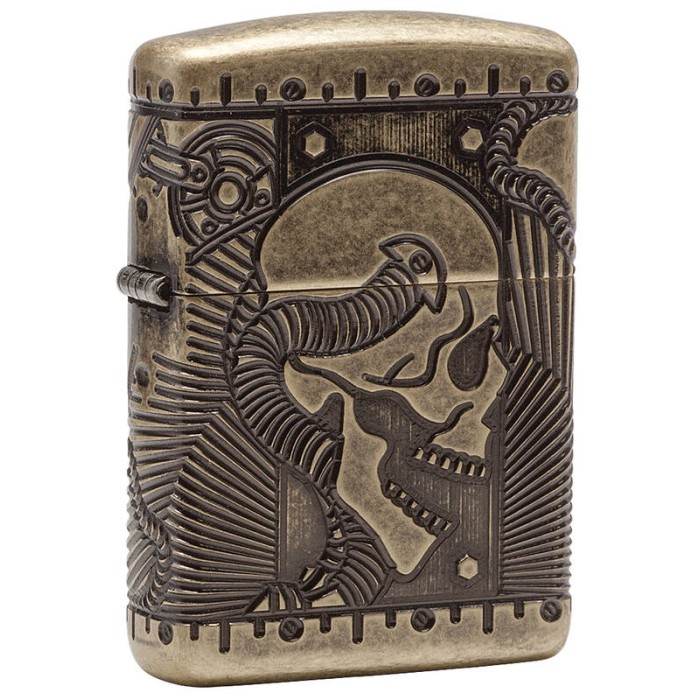 Зажигалка ZIPPO Armor Antique Brass