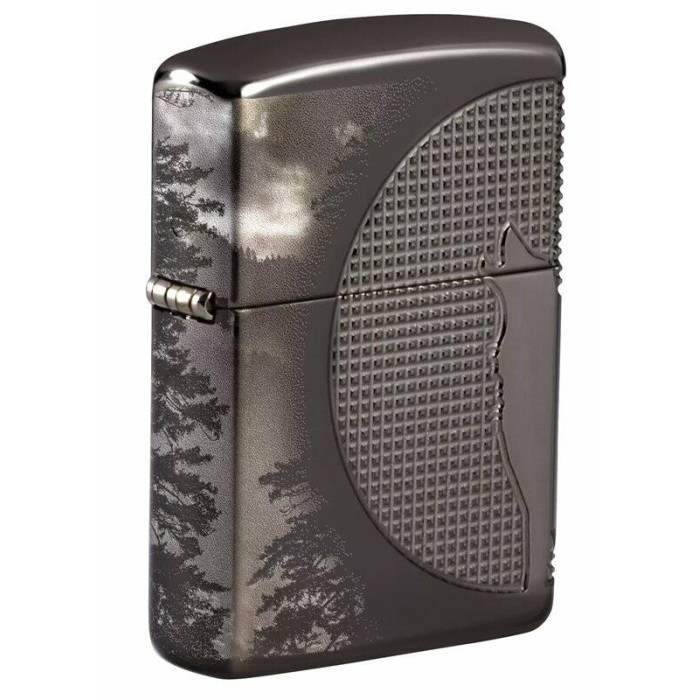 Зажигалка ZIPPO Armor High Polish Black Ice 49353