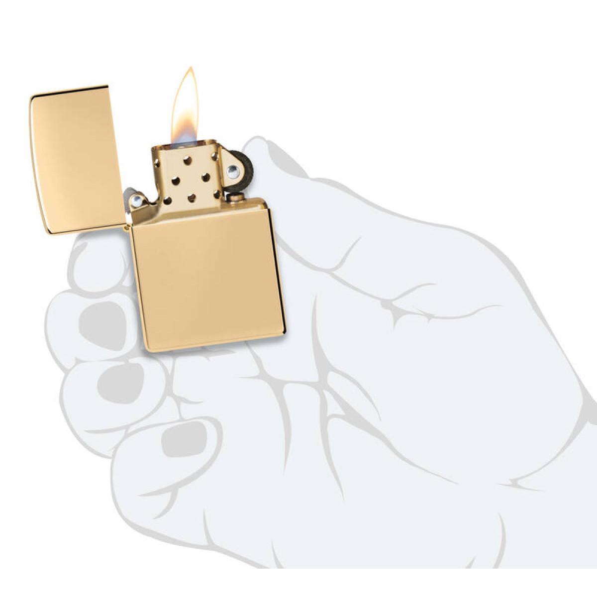 Зажигалка ZIPPO Armor Polish Brass 169 5
