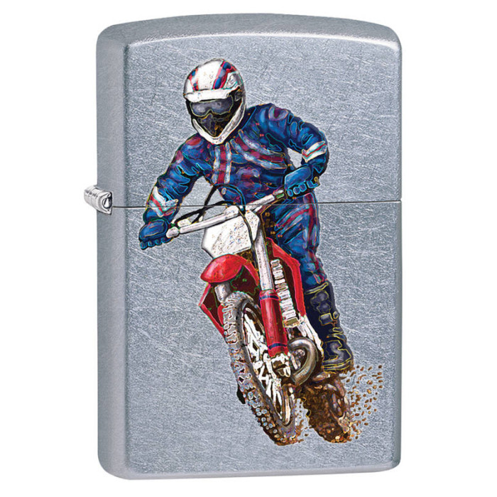 Зажигалка ZIPPO Байкер Street Chrome