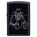 Зажигалка ZIPPO Bar Skull Design Black Matte 49254