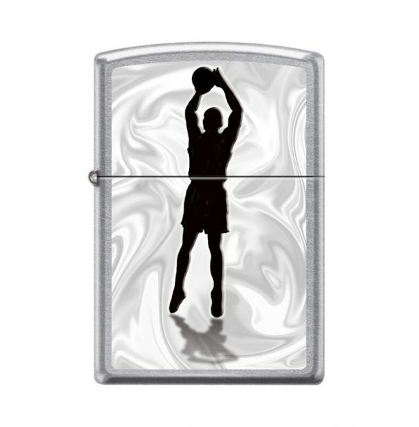 Зажигалка ZIPPO Баскетболист Street Chrome 207_basketball