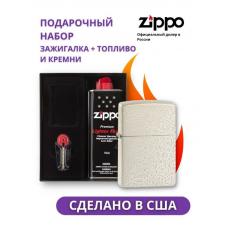 Зажигалка ZIPPO Classic 49181 в подарочной упаковке + топливо и кремни