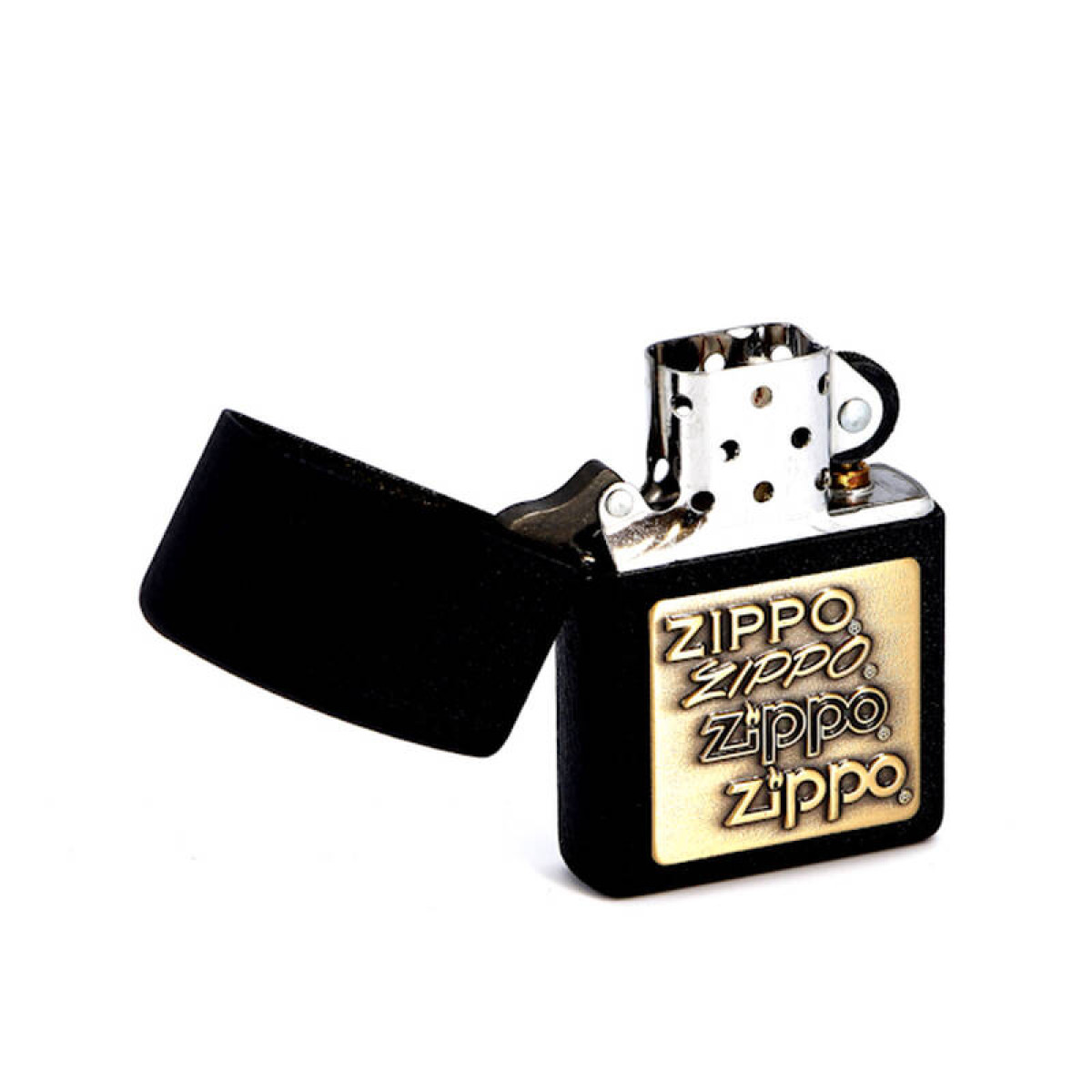 Зажигалка ZIPPO Classic Black Crackle 362 4