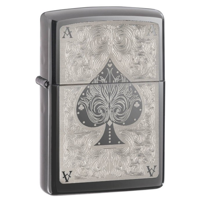 Зажигалка ZIPPO Classic Black Ice 28323