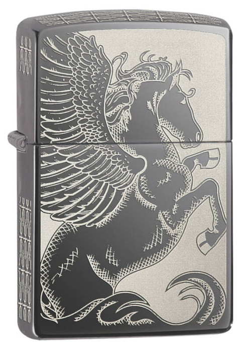 Зажигалка ZIPPO Classic Black Ice 28802