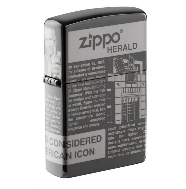 Зажигалка ZIPPO Classic Black Ice 49049