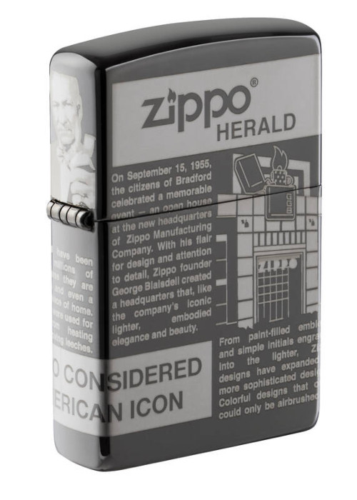 Зажигалка ZIPPO Classic Black Ice 49049