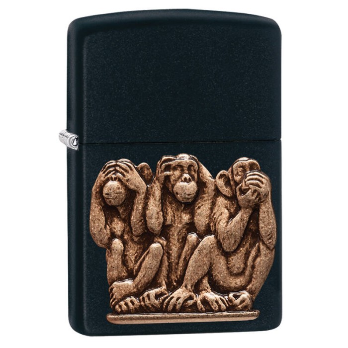 Зажигалка ZIPPO Classic Black Matte 29409