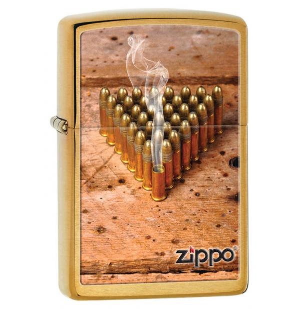 Зажигалка ZIPPO Classic Brushed Brass 28674