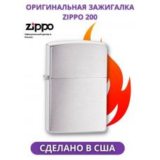 Зажигалка ZIPPO Classic Brushed Chrome 200