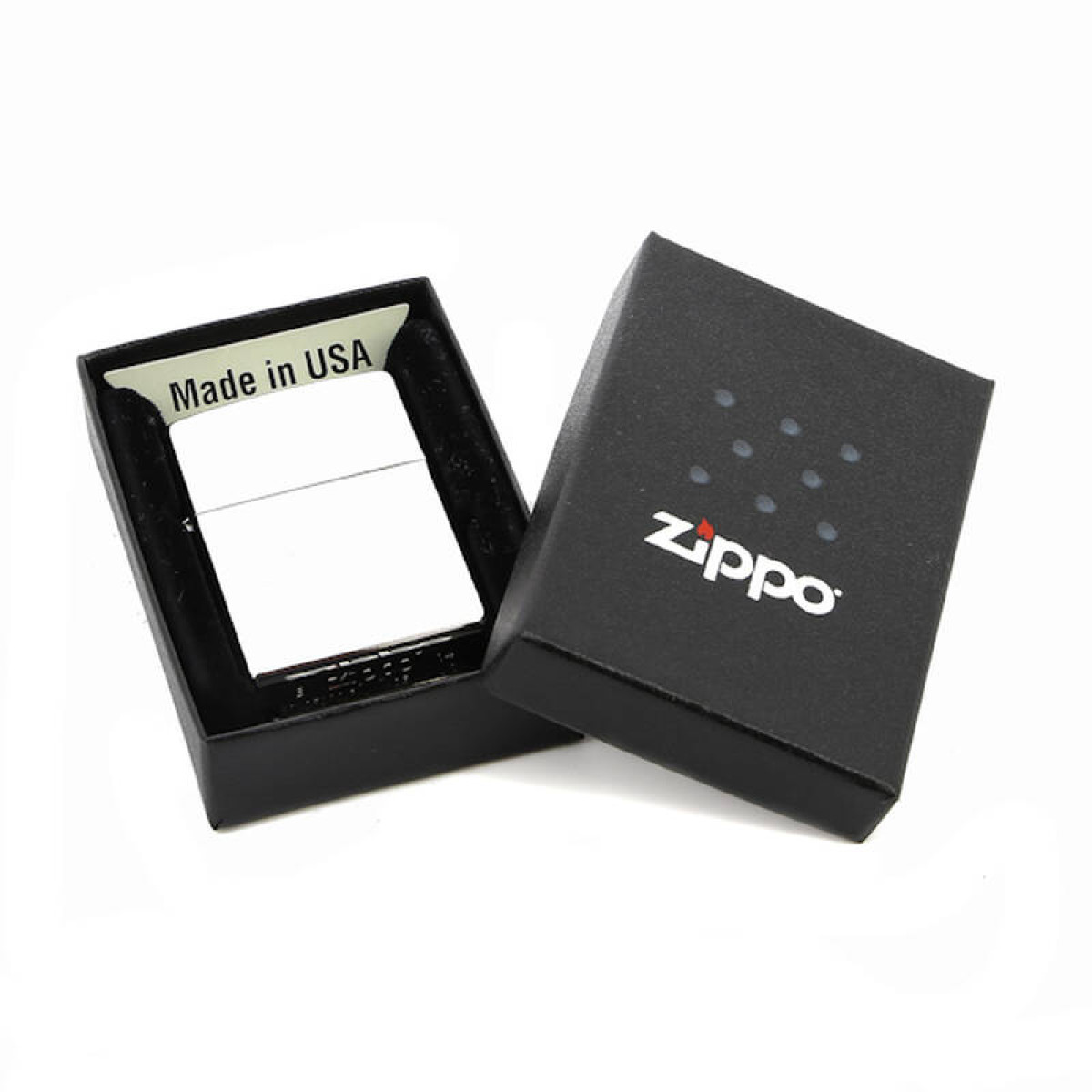 Зажигалка ZIPPO Classic Brushed Chrome 200 8