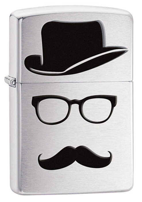 Зажигалка ZIPPO Classic Brushed Chrome 28648