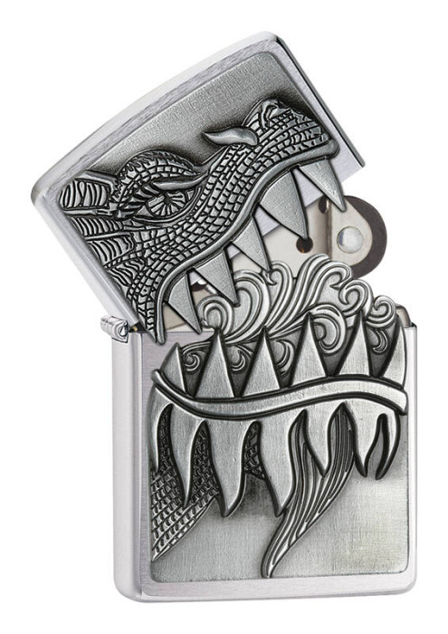 Зажигалка ZIPPO Classic Brushed Chrome 28969