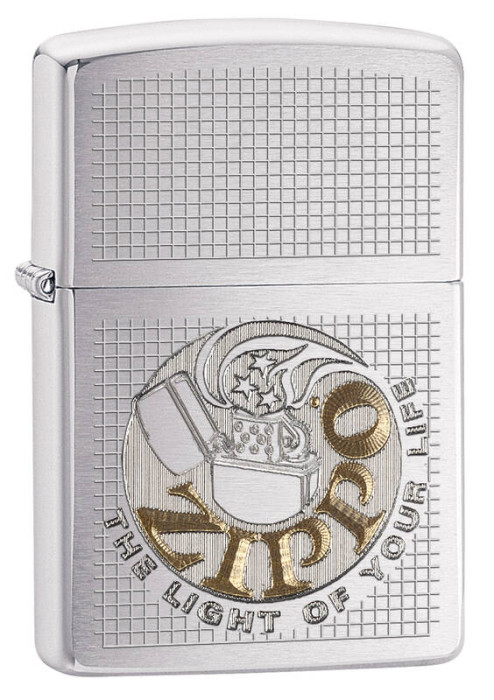 Зажигалка ZIPPO Classic Brushed Chrome 29236