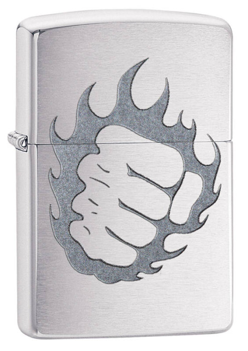 Зажигалка ZIPPO Classic Brushed Chrome 29428