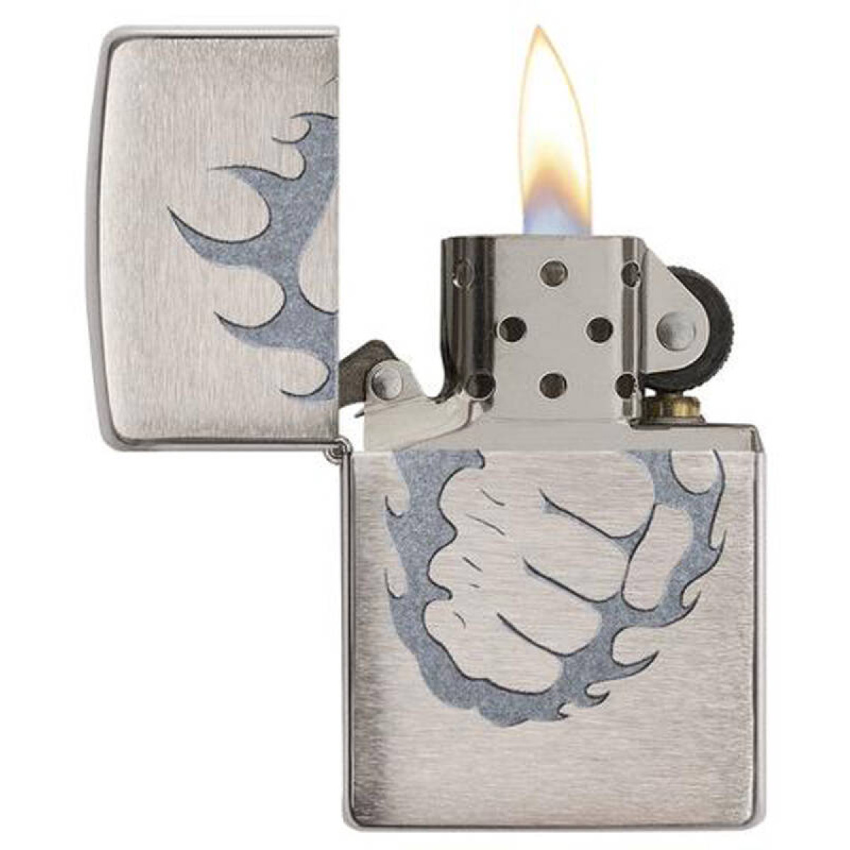 Зажигалка ZIPPO Classic Brushed Chrome 29428 3