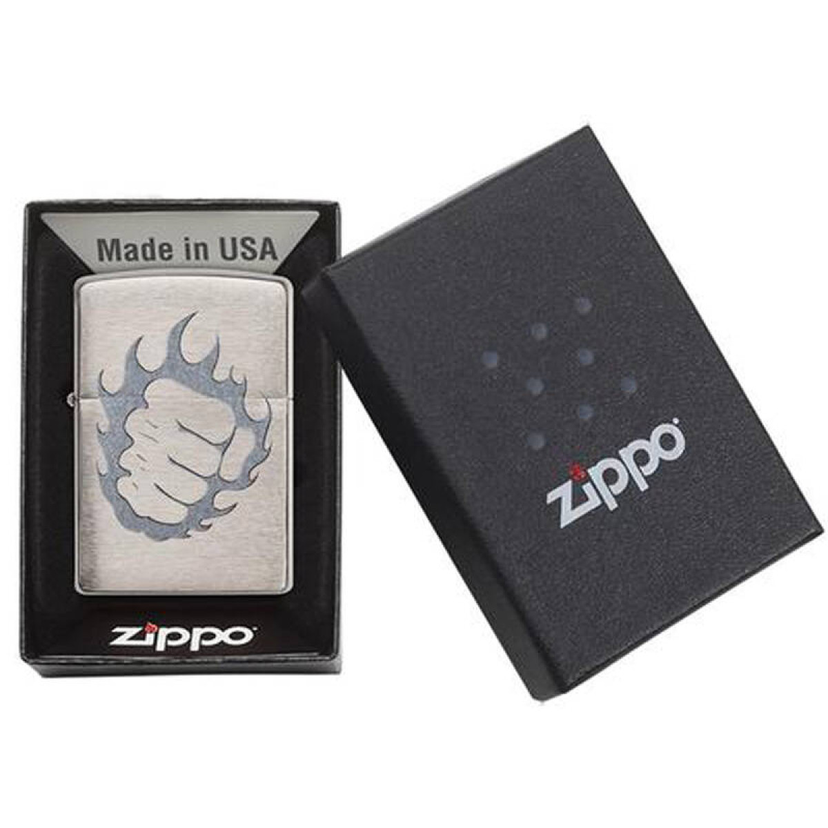 Зажигалка ZIPPO Classic Brushed Chrome 29428 5