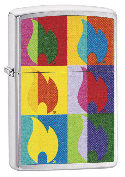 Зажигалка ZIPPO Classic Brushed Chrome 29623