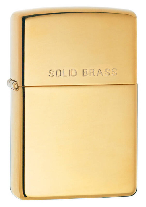Зажигалка ZIPPO Classic High Polish Brass 254