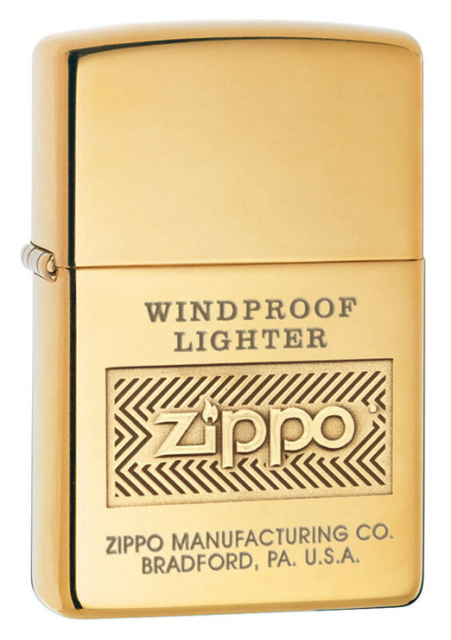 Зажигалка ZIPPO Classic High Polish Brass 28145