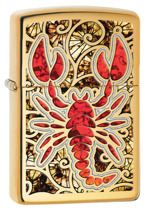 Зажигалка ZIPPO Classic High Polish Brass 29096