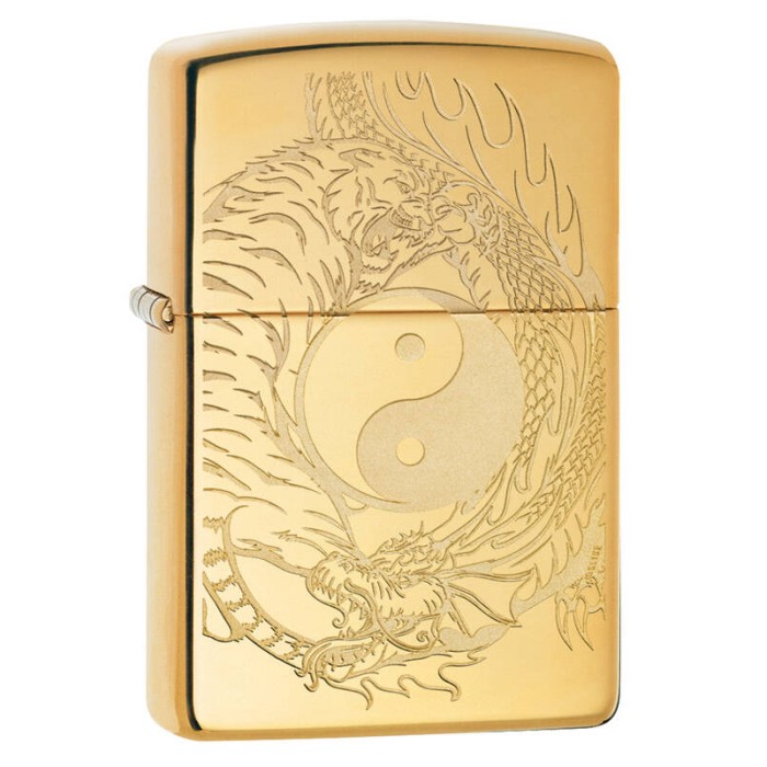 Зажигалка ZIPPO Classic High Polish Brass 49024