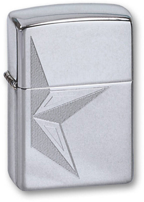 Зажигалка ZIPPO Classic High Polish Chrome 250 HALF STAR