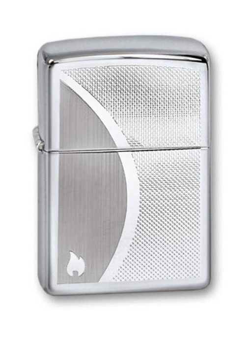 Зажигалка ZIPPO Classic High Polish Chrome 250 Shadow Gradiant