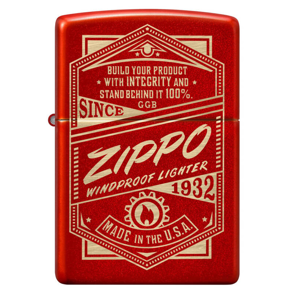 Зажигалка ZIPPO Classic Metallic Red 48620 6