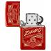 Зажигалка ZIPPO Classic Metallic Red 48620