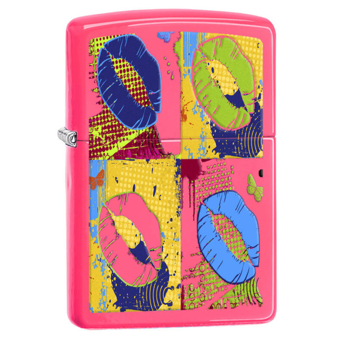 Зажигалка ZIPPO Classic Neon Pink